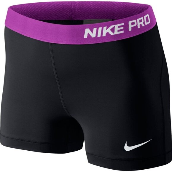 Nike Pro Compression Shorts Size Small Pull On Dri Fit Swoosh Athleisure Fitness - Picture 1 of 7